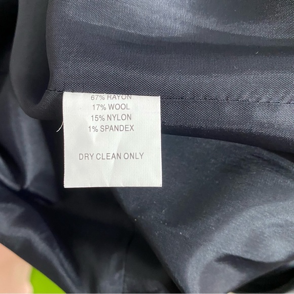 Trina Turk black long sleeve sheath dress with rhinestone trim - size 2 - Picture 7 of 7